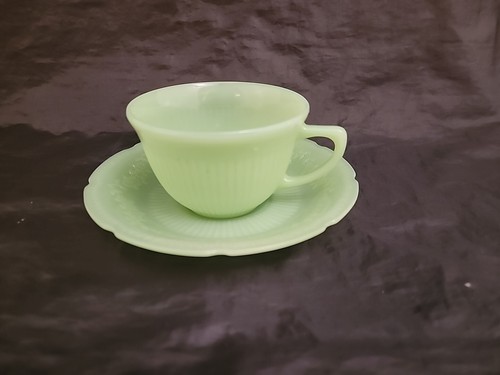 Vintage fire king green - king,