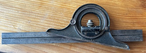 Vintage starrett protractor - ls,