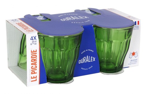 Duralex green picardie - 4x,