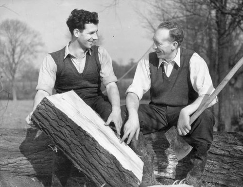 Old 1952 cricket photo - cricket, alan