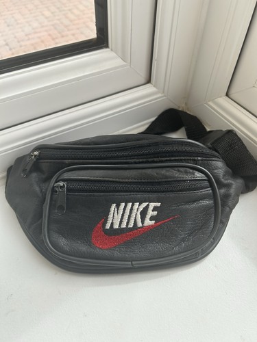 Vintage nike black leather - black,