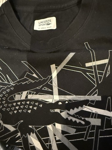 Lacoste boys shirt black - lacoste,