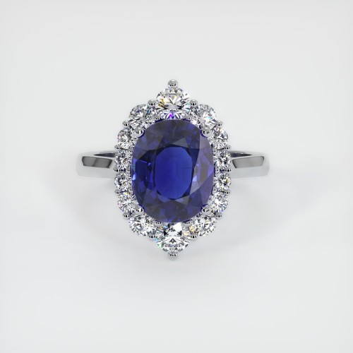 Ceylon oval blue - (sri,