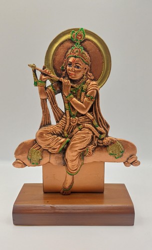 Statue lord krishna playing - statue,