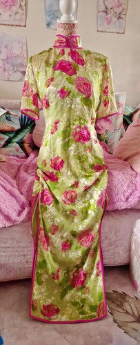Vtg 1960s silk burnout - 1960s,