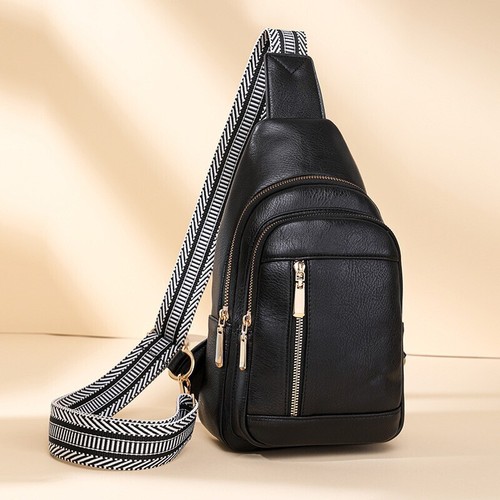 Leather sling bag for women - leather,
