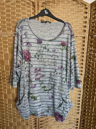 Ladies bon marche grey floral - bon,