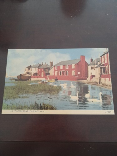 Old postcard the waterfront - old,