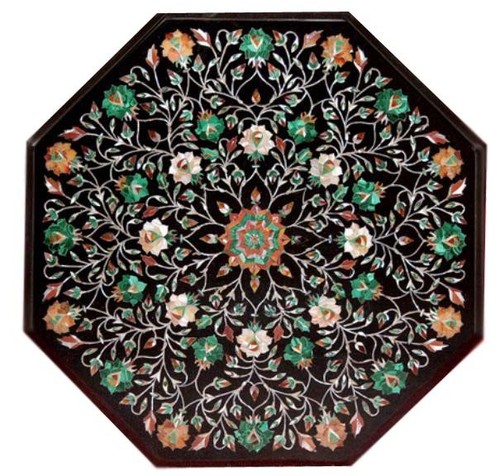 Black marble center - 22", /