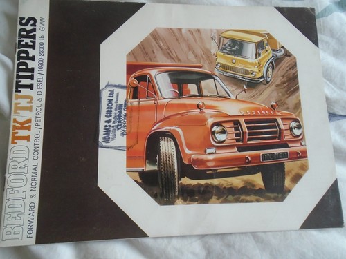 Bedford tippers truck - tk/tj,