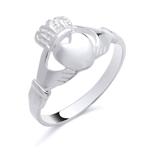 925 sterling silver claddagh - silver,