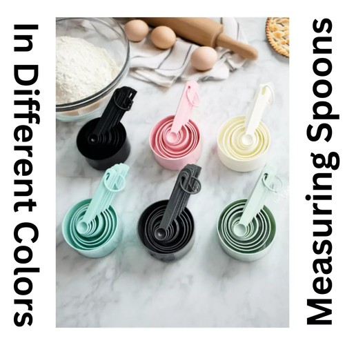 10pcs plastic measuring cups - measuring,