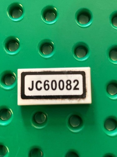 Lego tile 1x2 white - tile,
