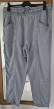 Papaya Blue Linen Casual Trousers Size 16