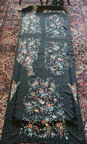 Uncut vintage chinese - vintage, floral