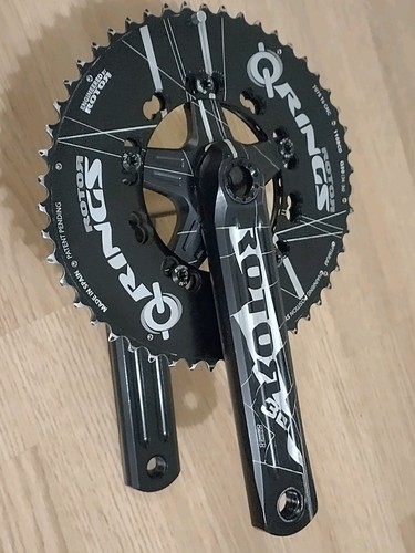 Rotor crankset and qrings - and,