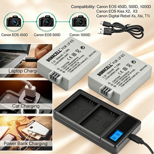 Battery for canon - lp-e5,