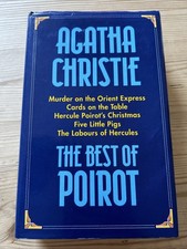 Agatha Christie Best of Poirot Hardcover Guild Book Club 1st Edition 1990 Murder