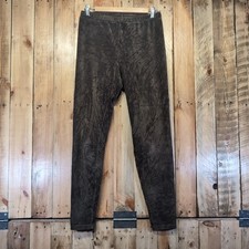 Lauren Ralph Lauren Womens Corduroy Stretch Pants Leggings Olive Green W30 L30 M