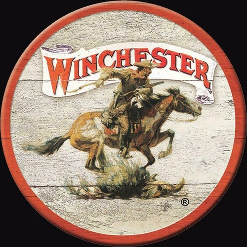 Winchester logo round vinyl - logo,