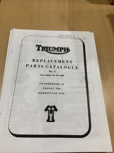 Triumph tr6 t120 unit - 6t, parts