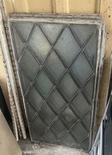 Vintage Leaded Light Window Panes X 11 3 Sizes Bullseye Diamond Lead