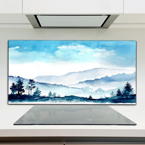 Kitchen splashback toughened - kitchen,