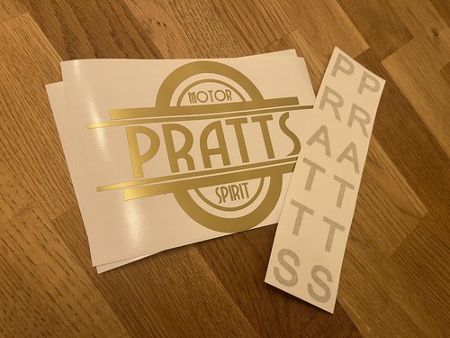 Pratts motor spirit - , deco