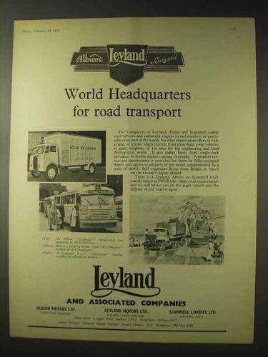 1958 leyland truck albion - 1958,