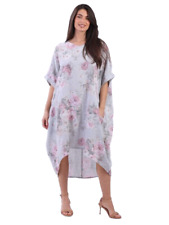 Italian Linen Floral Dress One