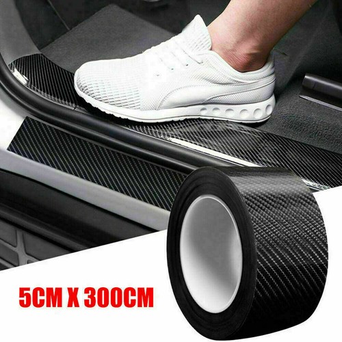 Car black carbon fiber - black, scuff