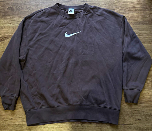 Nike men brown - brown, crew
