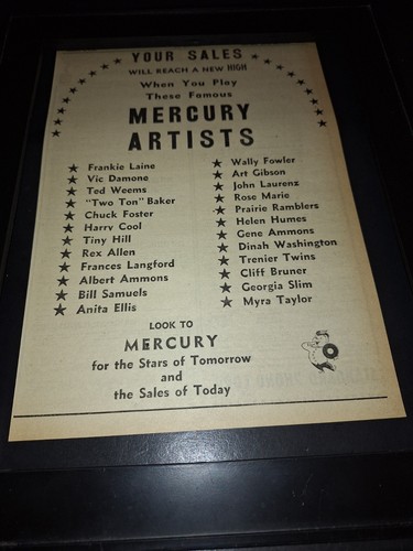 1947 mercury records rare - 1947,