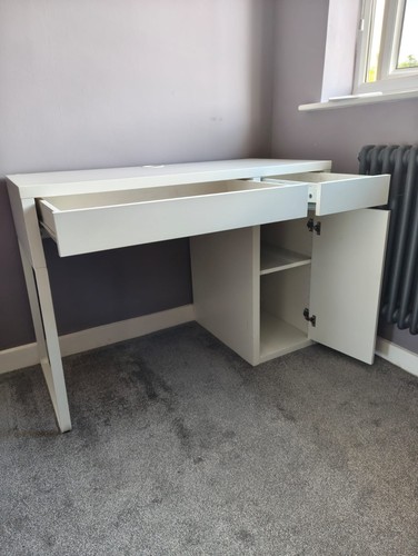 Ikea white micke - micke, with