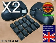 2x Mazda Miata Eunos Mx5 Mx-5 NA NB Soft Hard top Hood catch button repair fix