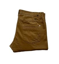 O293 ETO DENIM 9901 Men’s Chinos Jeans Trouser W34/l32 Oil Brown, Excellent