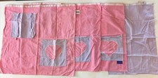 Flexa Furniture Bunk Bed Pink & Purple Heart Curtains 