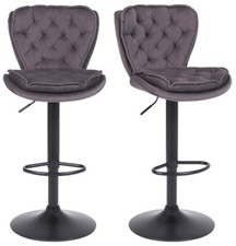 set of  2 Plush Velvet Bar