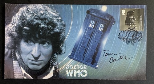Doctor who tom baker signed - -,