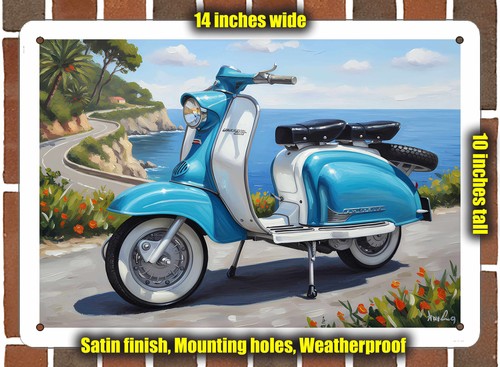 Metal sign 1959 - metal, lambretta