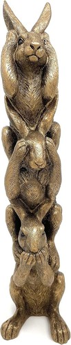Bronze resin three - three, wise