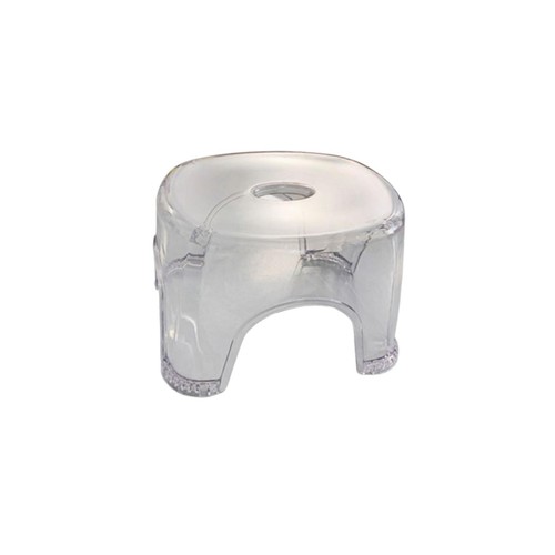 Acrylic shower stool - acrylic, shoe