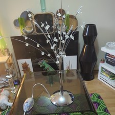 Vintage Chrome Floor Or Table Lamp From Next Heavy Base Fully Working