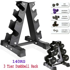 3 Tier Dumbbell Rack Storage