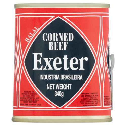 Exeter halal corned beef tin - corned,