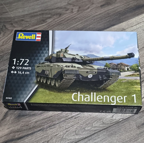 Revell challenger tank - challenger, 1