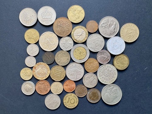 Mixed world uk - 36, coins