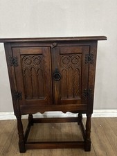 Old Charm Small  Oak Cabinet 