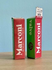 Matched Pair Mullard (Marconi Boxes) EL84 N709 (6BQ5) Valves/Tubes Tested 1959