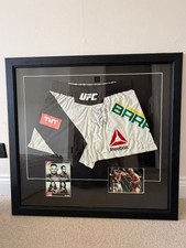 UFC Fight Worn Framed